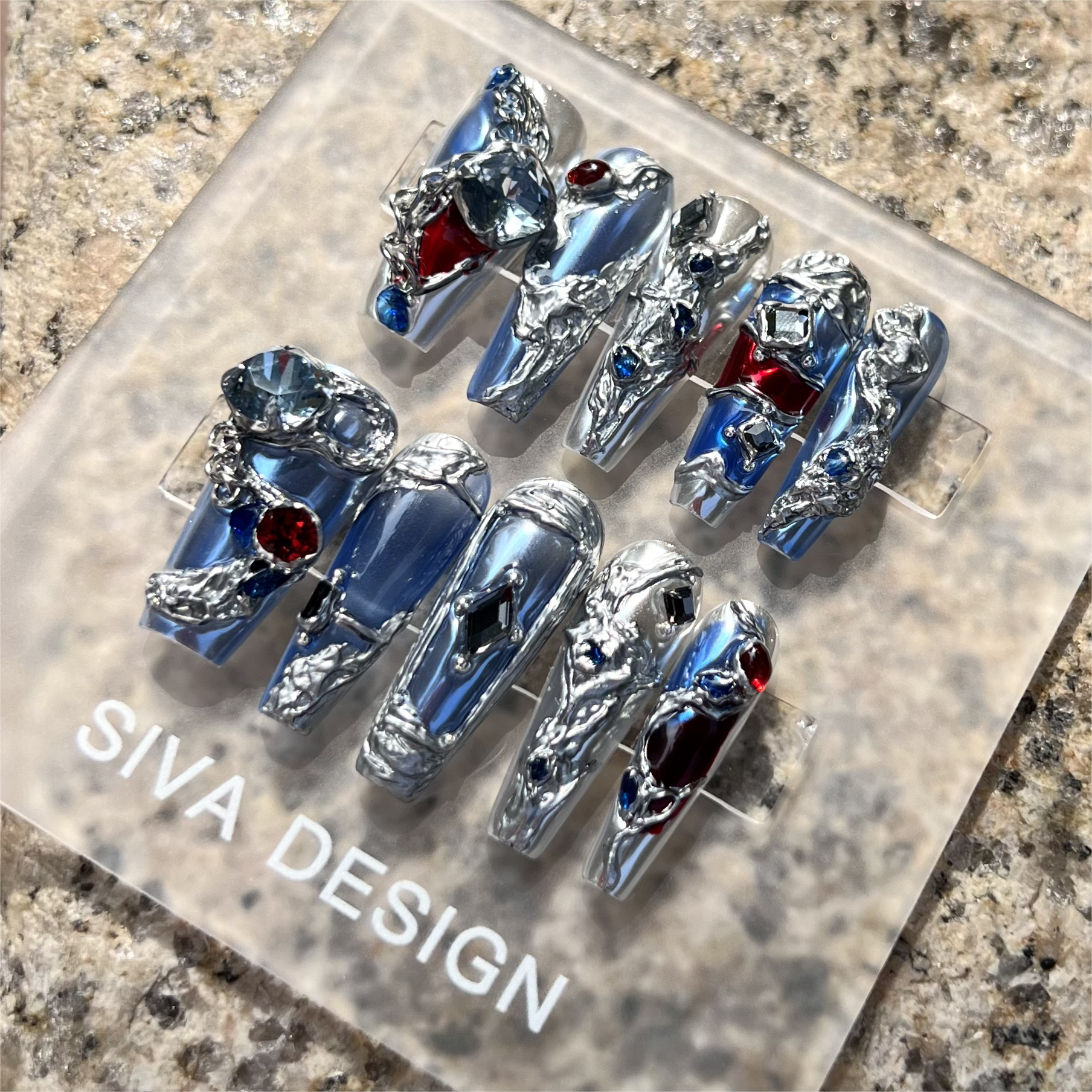 Siva Nail, Game of Thrones, Luxury Handmade Press on Nails